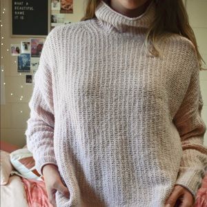 light pink american eagle sweater